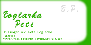 boglarka peti business card